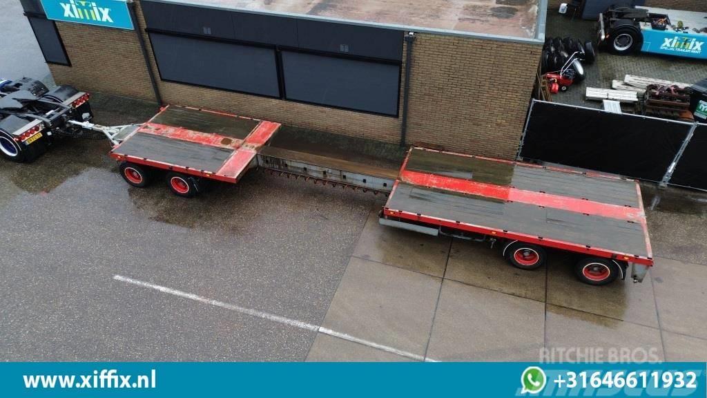 Broshuis 4-axle extendable trailer, 2x steering Podvalníky