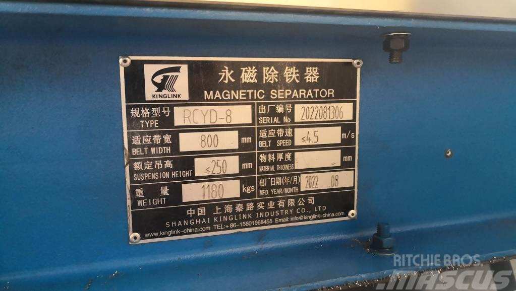 Kinglink RCYD-8 Permanent Magnetic Iron Separator Přívěsy na odpad