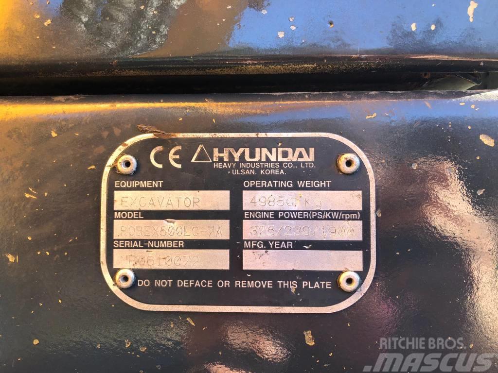 Hyundai R500LC-7A Pásová rýpadla