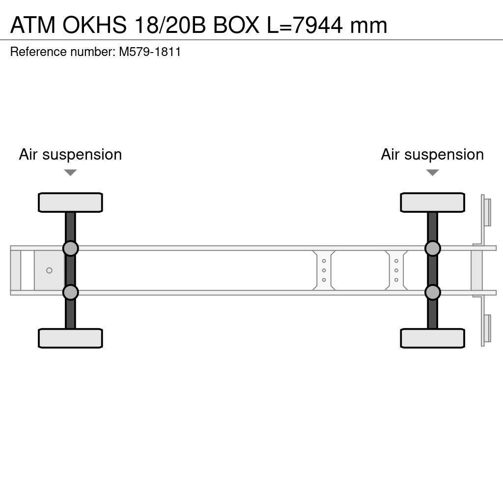 ATM OKHS 18/20B BOX L=7944 mm Sklápěcí návěsy