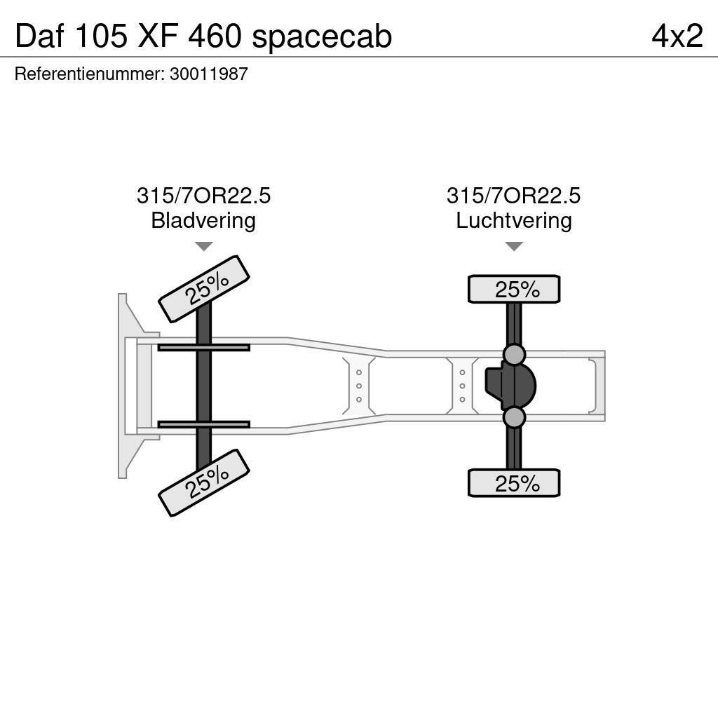 DAF 105 XF 460 spacecab Tahače