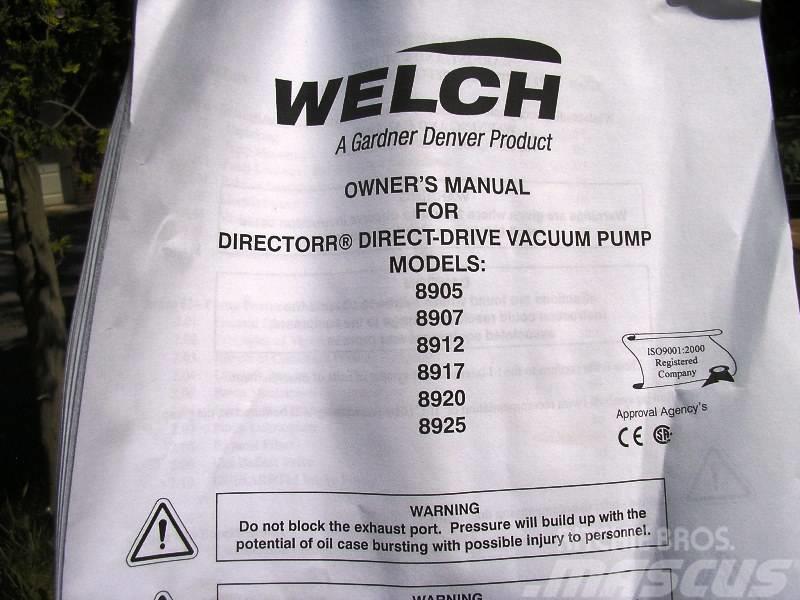  Welch Vacuum Technology 8905 Filtrační zařízení