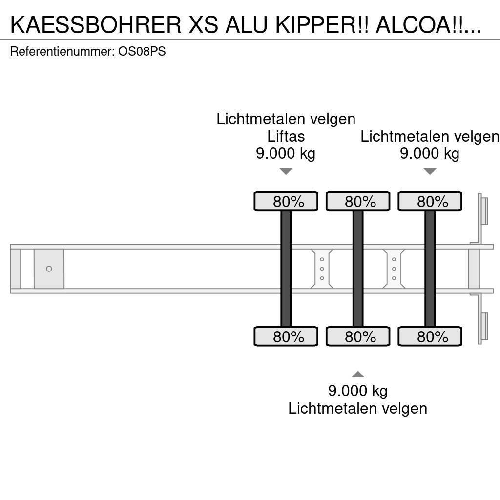 Kässbohrer XS ALU KIPPER!! ALCOA!!2021!!TOP!! Sklápěcí návěsy