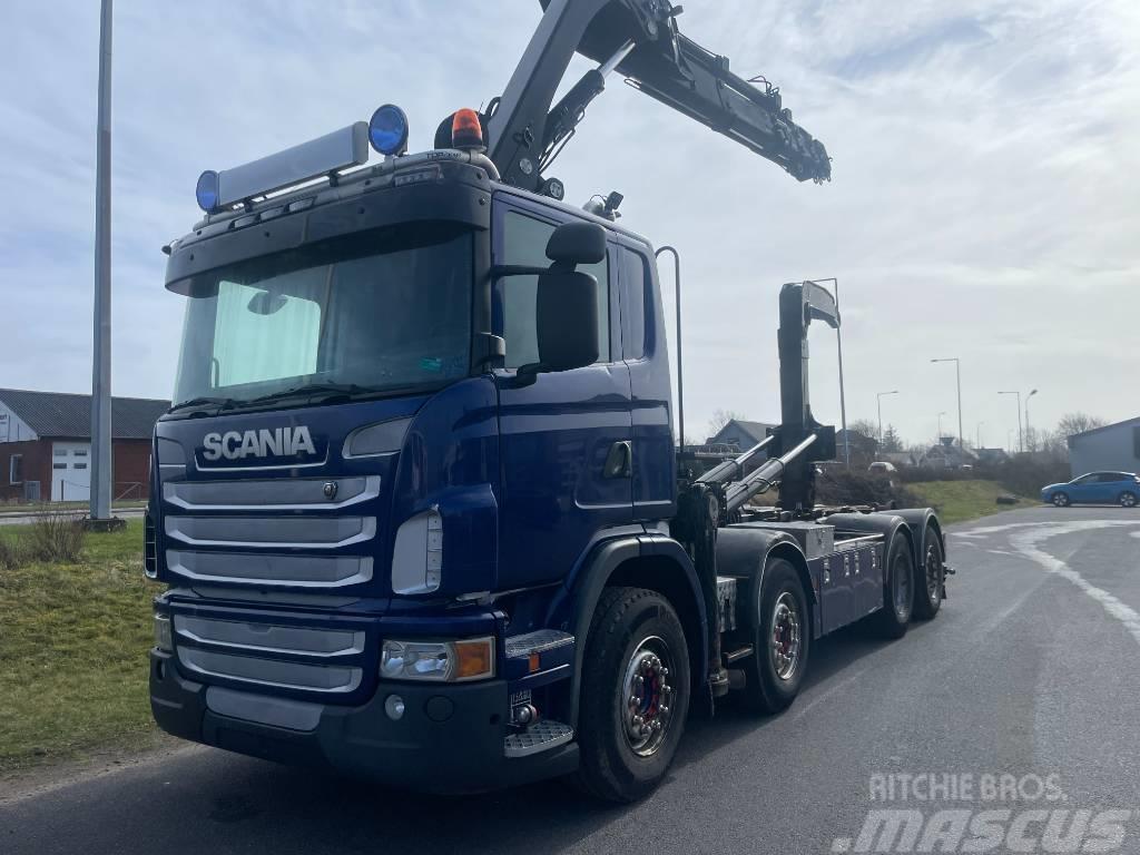 Scania R480 8x2 Autojeřáby, hydraulické ruky