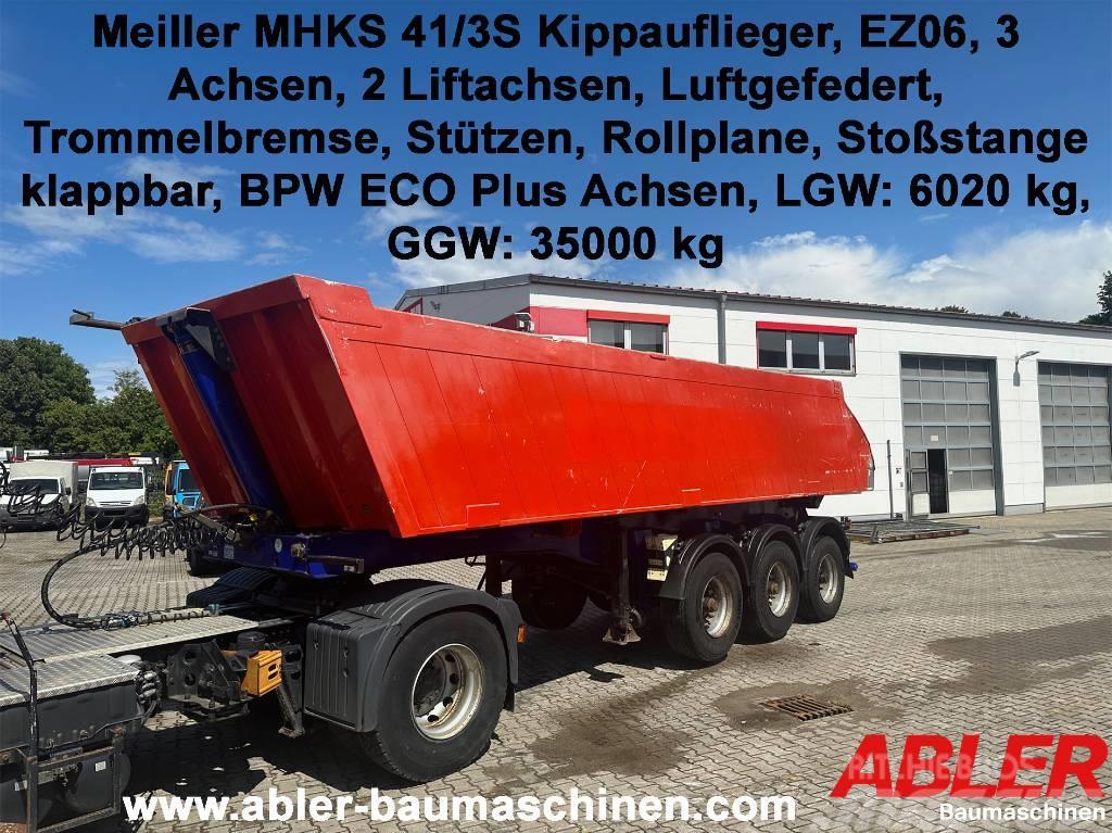 Meiller MHKS 41/3S 3-Achser BPW ECO PLUS 2 Liftachsen Ramenové kontejnerové návěsy