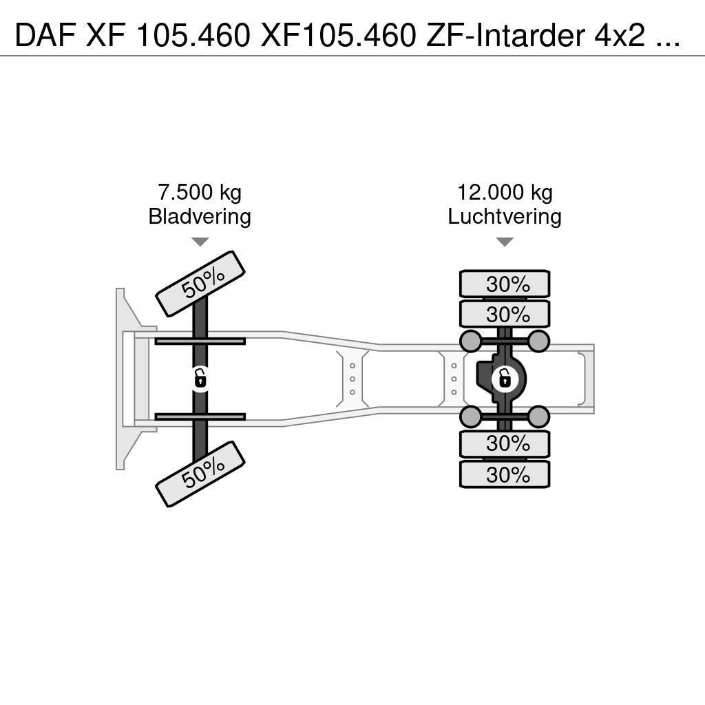 DAF XF 105.460 XF105.460 ZF-Intarder 4x2 Automatik Eur Tahače