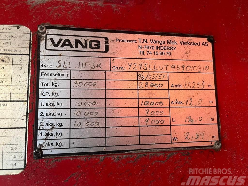 Vang SLL 111 SK BOX L=8228 mm Skříňové přívěsy