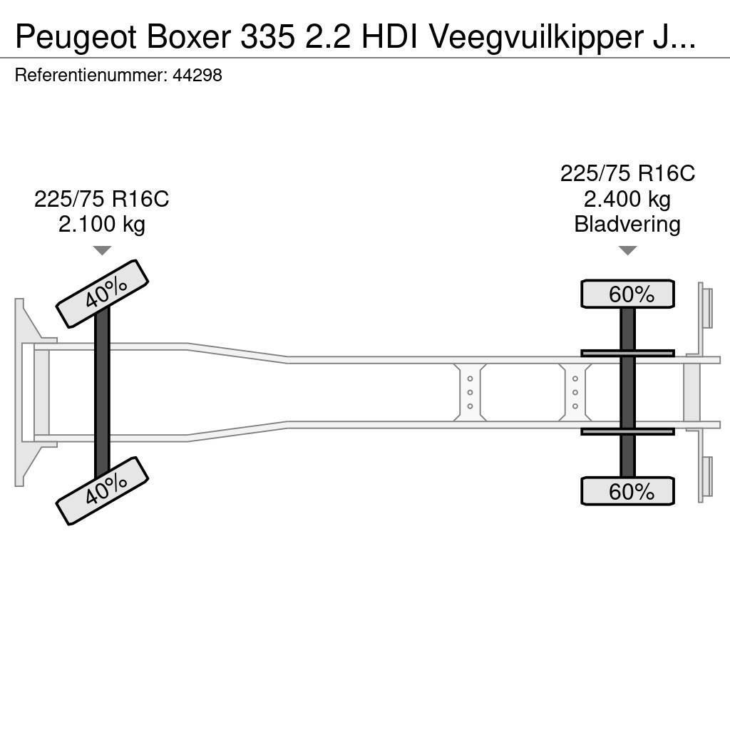 Peugeot Boxer 335 2.2 HDI Veegvuilkipper Just 156.275 km! Valníky/Sklápěcí bočnice