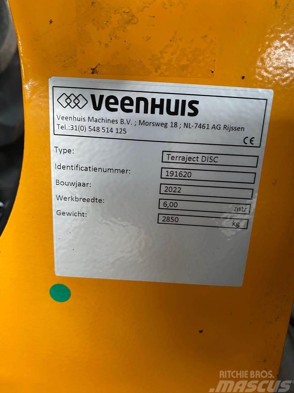 Veenhuis Terraject Disc 6.00 Jiné hnojicí stroje a příslušenství