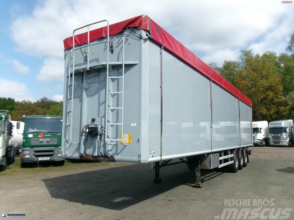 Kraker Walking floor trailer alu 90 m3 CF-200 Valníkové návěsy/Návěsy se sklápěcími bočnicemi