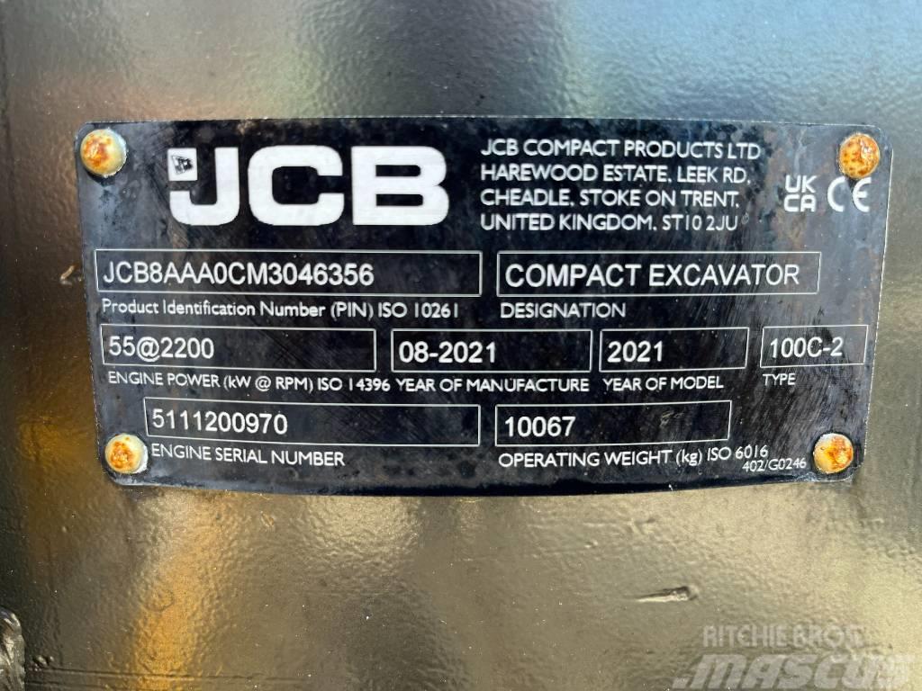 JCB 100 C Midi rýpadla 7t - 12t