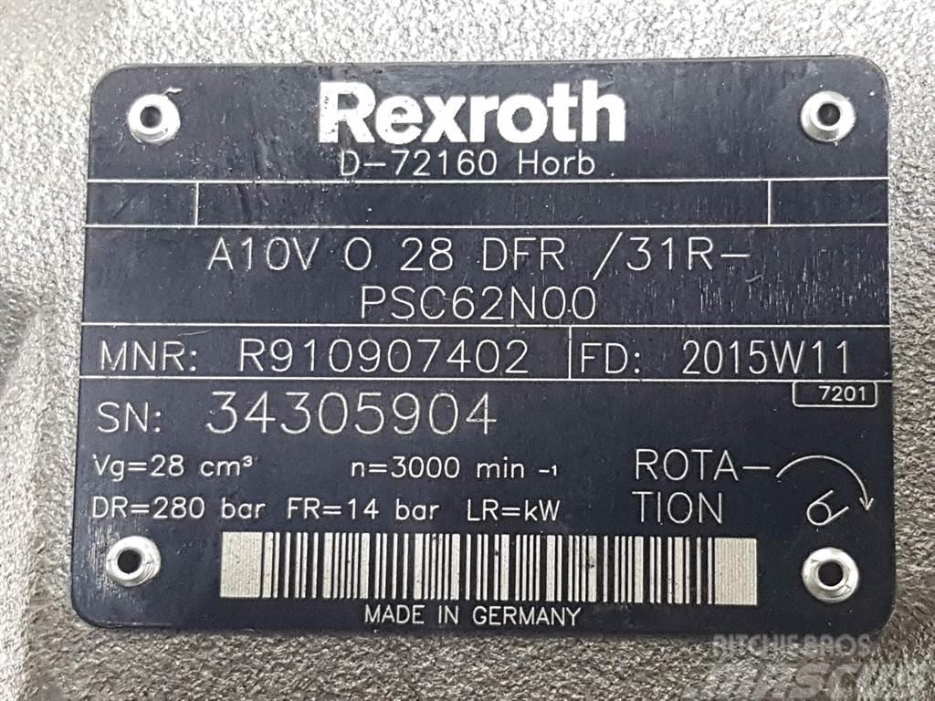 Rexroth A10VO28DFR/31R-R910907402-Load sensing pump Hydraulika