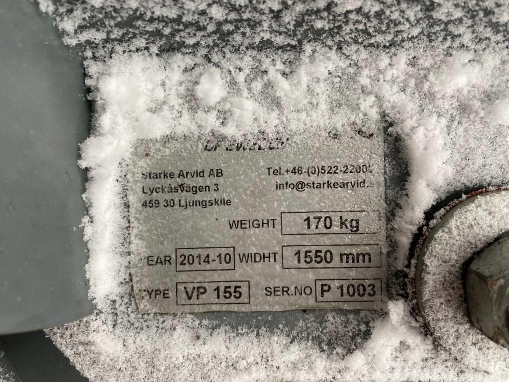 Fjärås VP 155 Sněžné pluhy, přední sněhové radlice