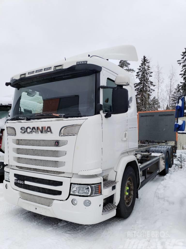 Scania G 490 konttilaite Kontejnerový rám/Přepravníky kontejnerů