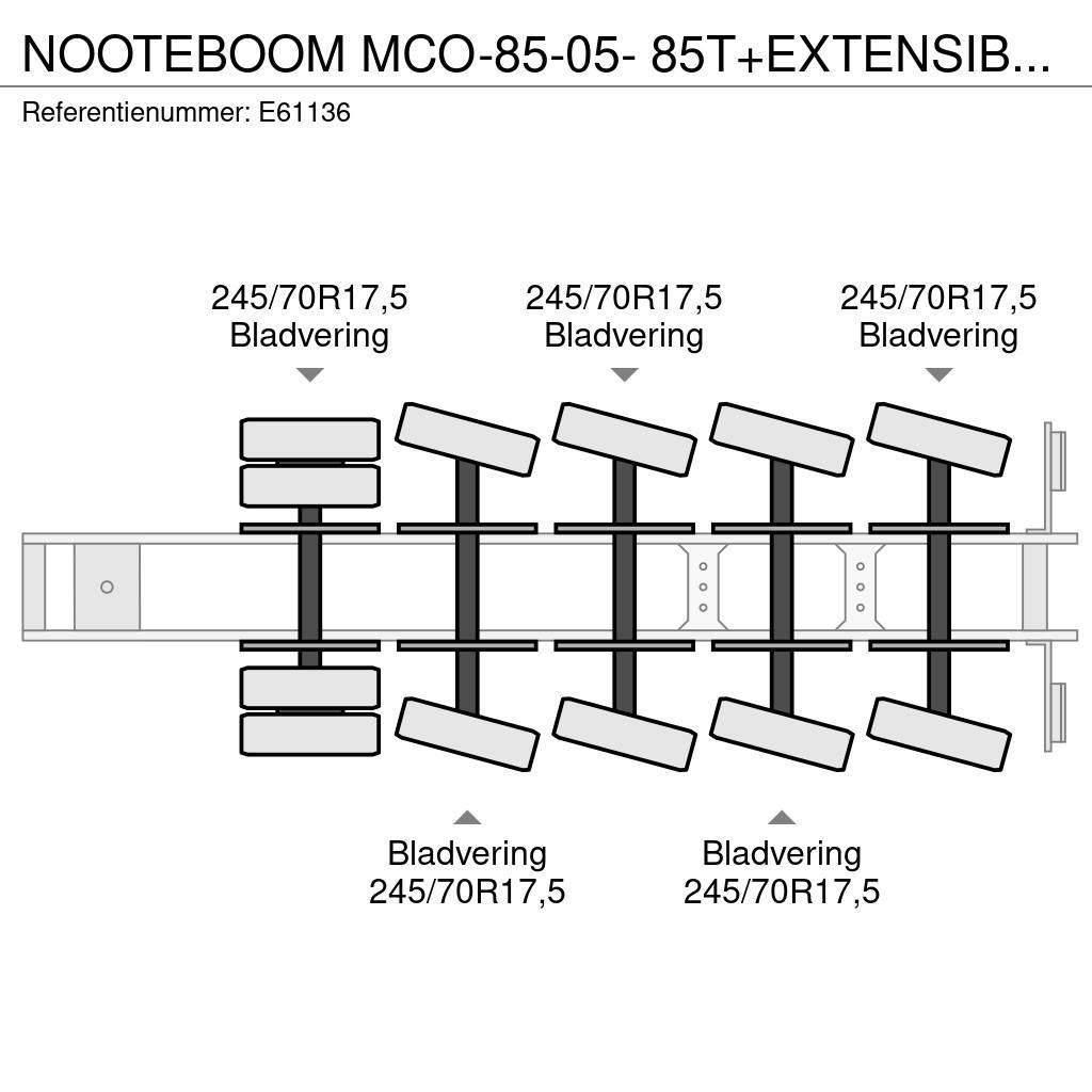 Nooteboom MCO-85-05- 85T+EXTENSIBLE 3M Podvalníkové návěsy