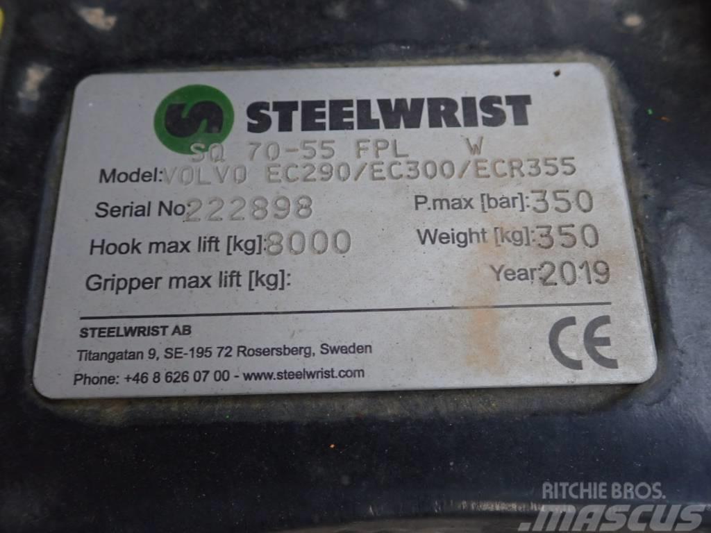 Steelwrist Vollhydr. SW SQ70 passend Volvo EC300 Rychlospojky