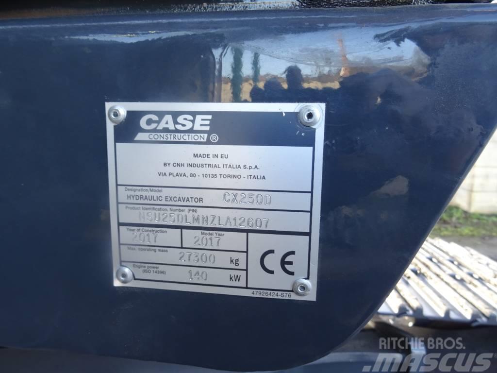 CASE CX 250 D Pásová rýpadla