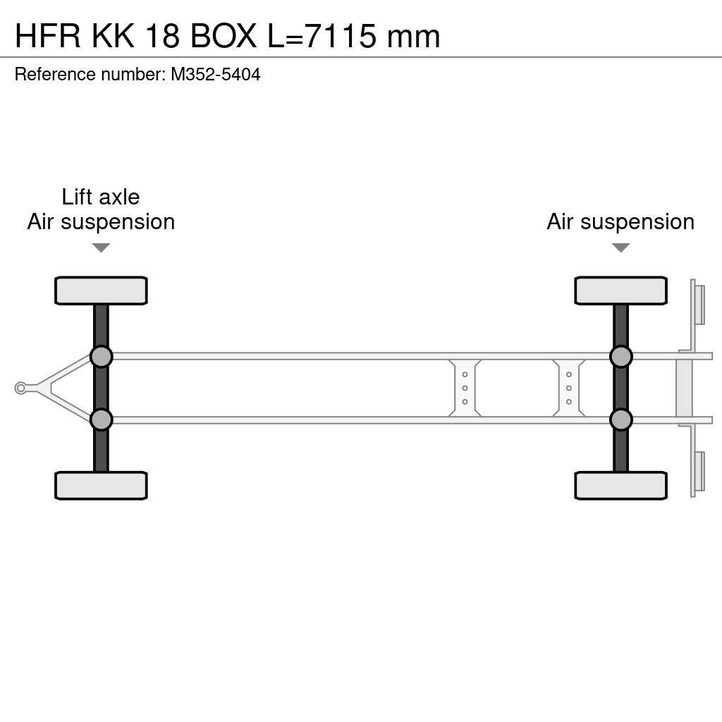 HFR KK 18 BOX L=7115 mm Chladírenské přívěsy