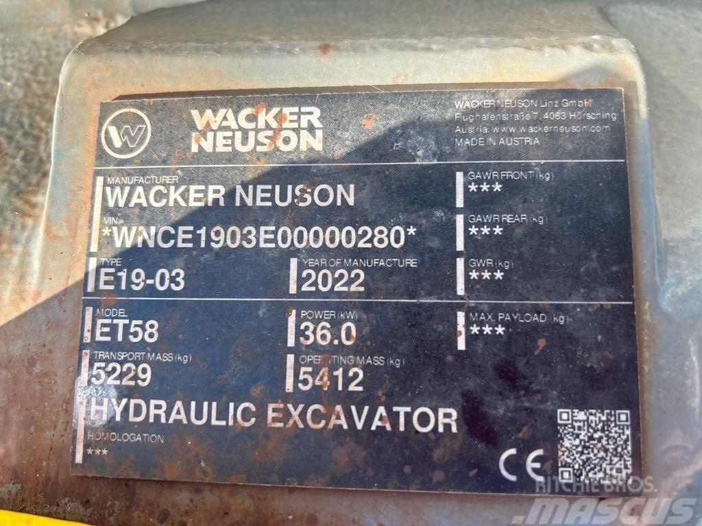 Wacker Neuson ET58 Pásová rýpadla