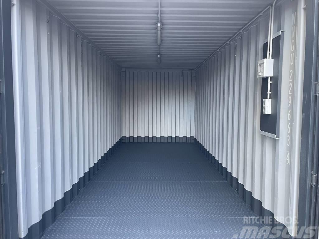  20 Fuß Seercontainer mit STAHLFUSSBODEN + LICHT! Skladové kontejnery