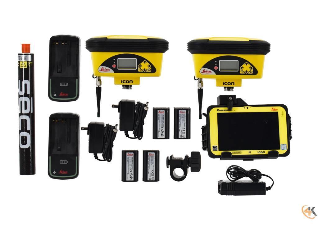 Leica iCON Dual iCG60 900MHz Base/Rover GPS w/ CC80 iCON Ostatní komponenty