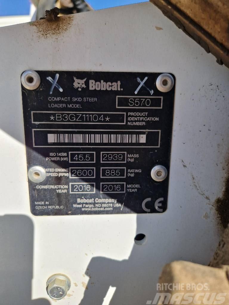 Bobcat S 570 Smykem řízené nakladače