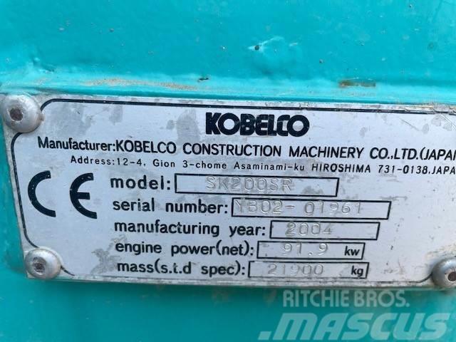 Kobelco SK200 SR Pásová rýpadla