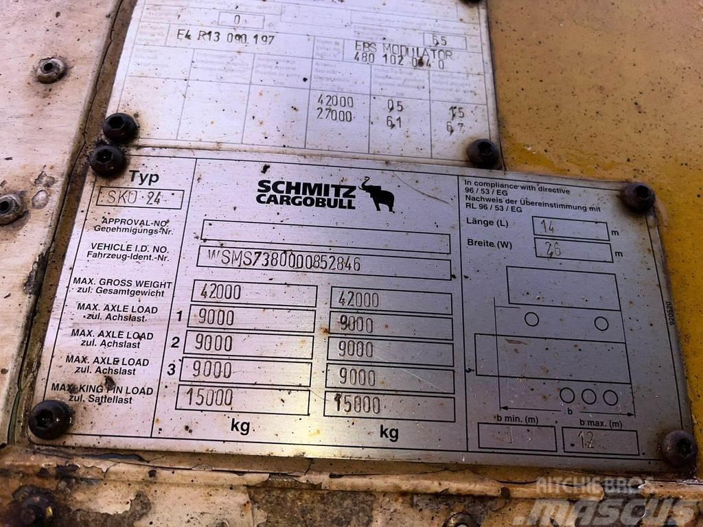 Schmitz Cargobull SKO 24 BOX L=13571 Skříňové návěsy