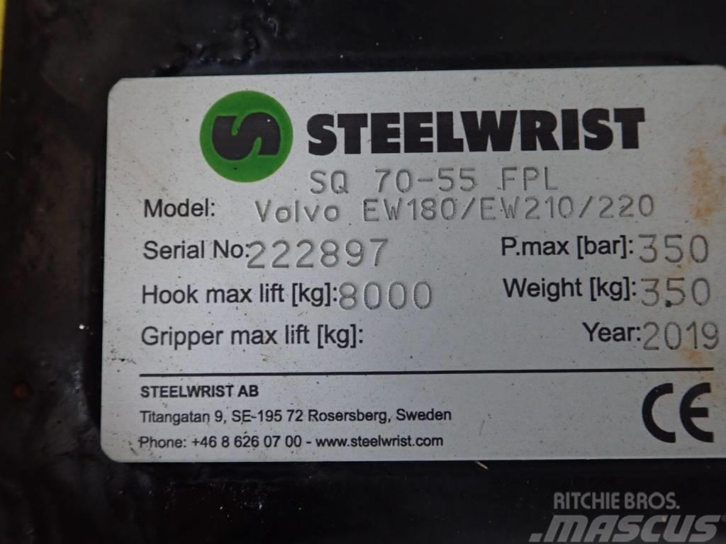 Steelwrist Vollhyd. SW SQ70 FPL passend Volvo EW180 Rychlospojky