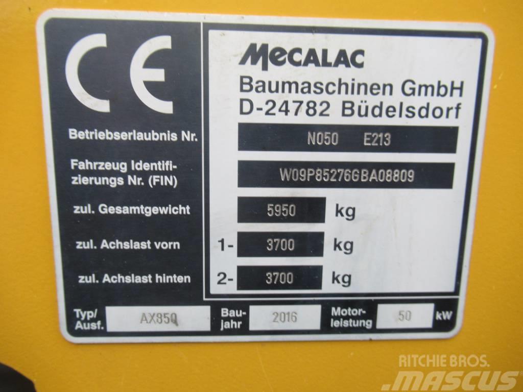 Mecalac AX 850 35KM/H Kolové nakladače
