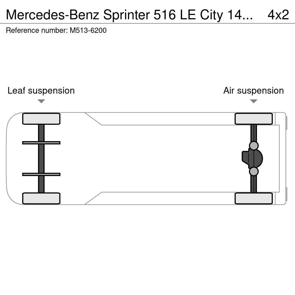 Mercedes-Benz Sprinter 516 LE City 14 PCS AVAILABLE / PASSANGERS Městské autobusy
