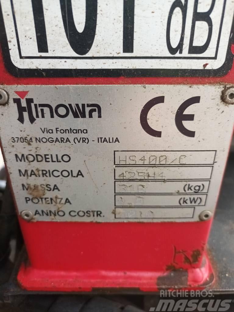 Hinowa HS 1100 ja HS400 minidumpperi Pásové dempry