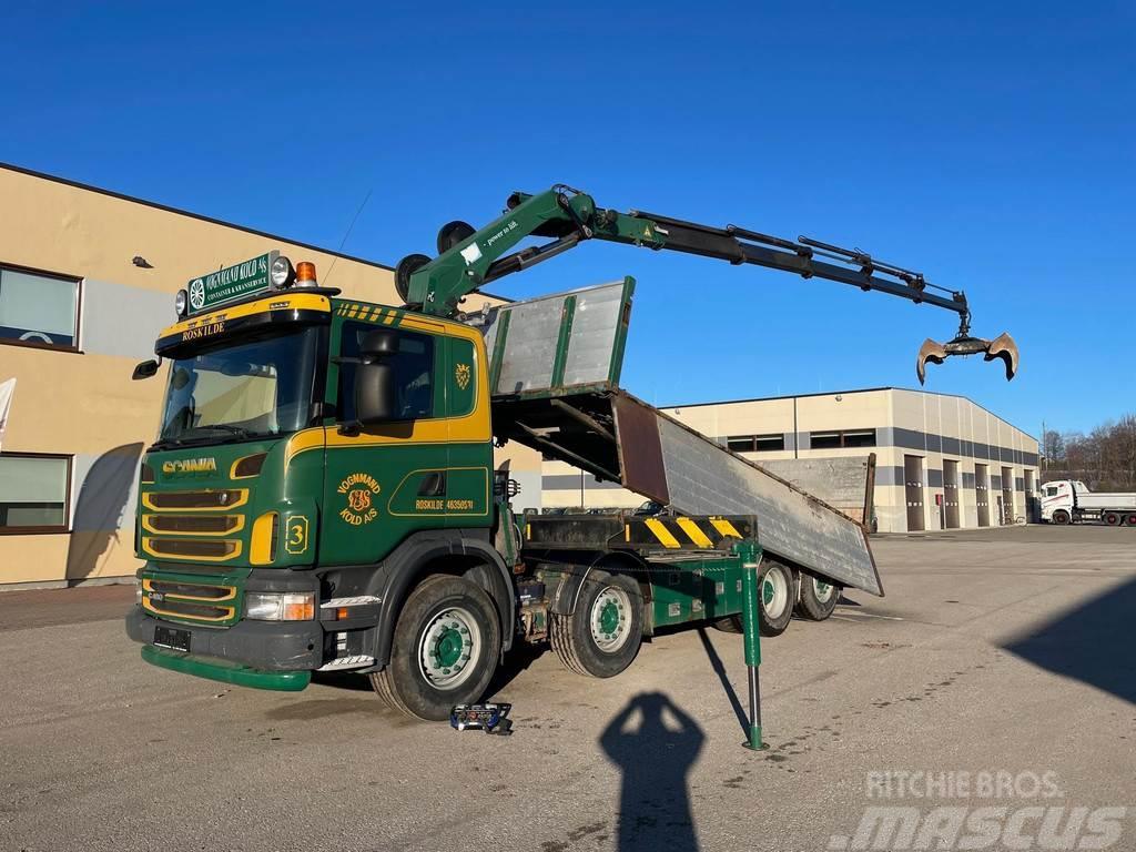 Scania G480 8x2*4 + HMF 2420 Crane Autojeřáby, hydraulické ruky