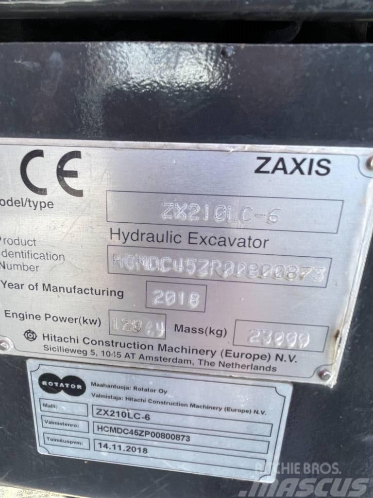 Hitachi ZX210LC-6 Pásová rýpadla