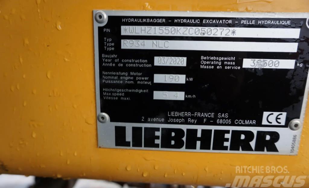 Liebherr R 934 NLC Pásová rýpadla