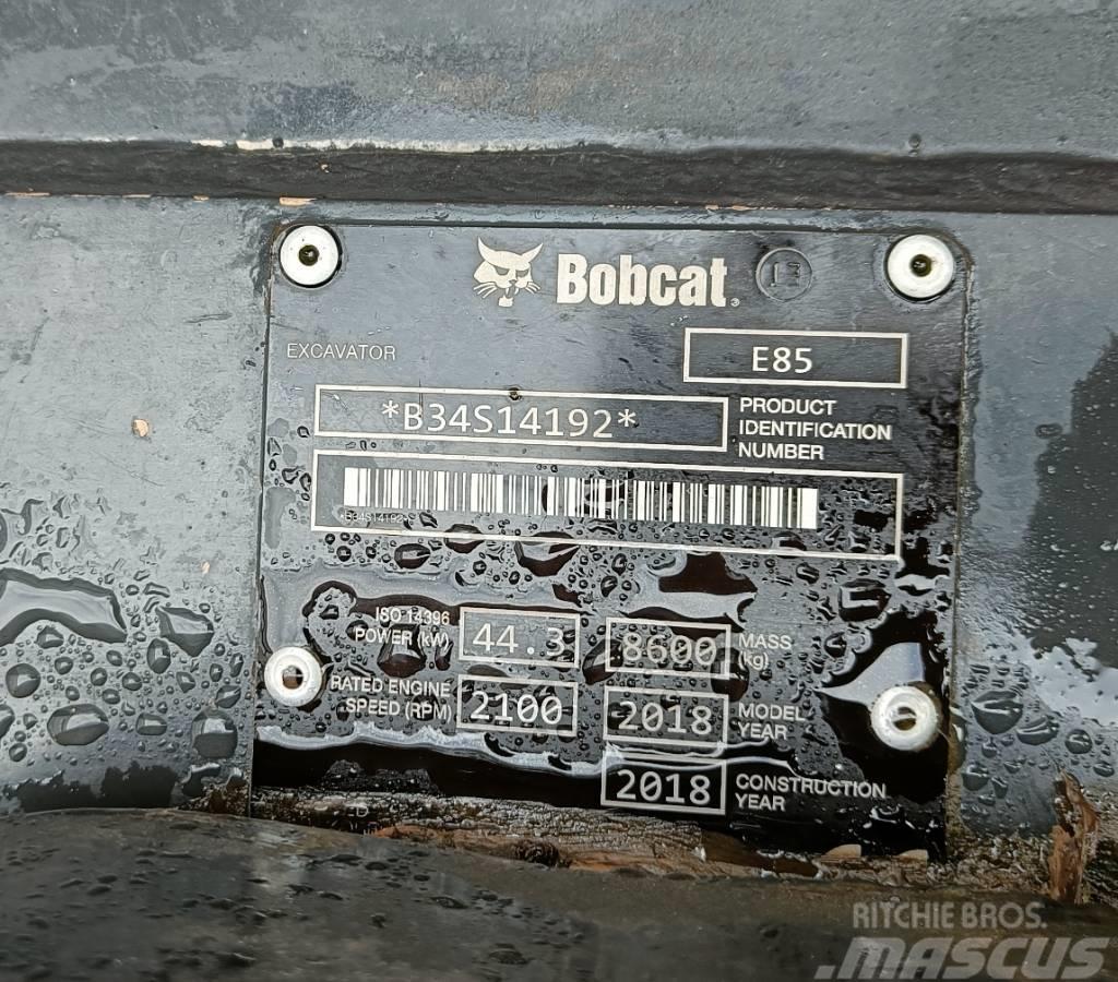 Bobcat E 85 / 8600kg / Midi rýpadla 7t - 12t