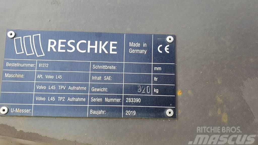 Reschke Adapterplatte von TPV auf TPZ für Volvo L45H Ostatní komponenty