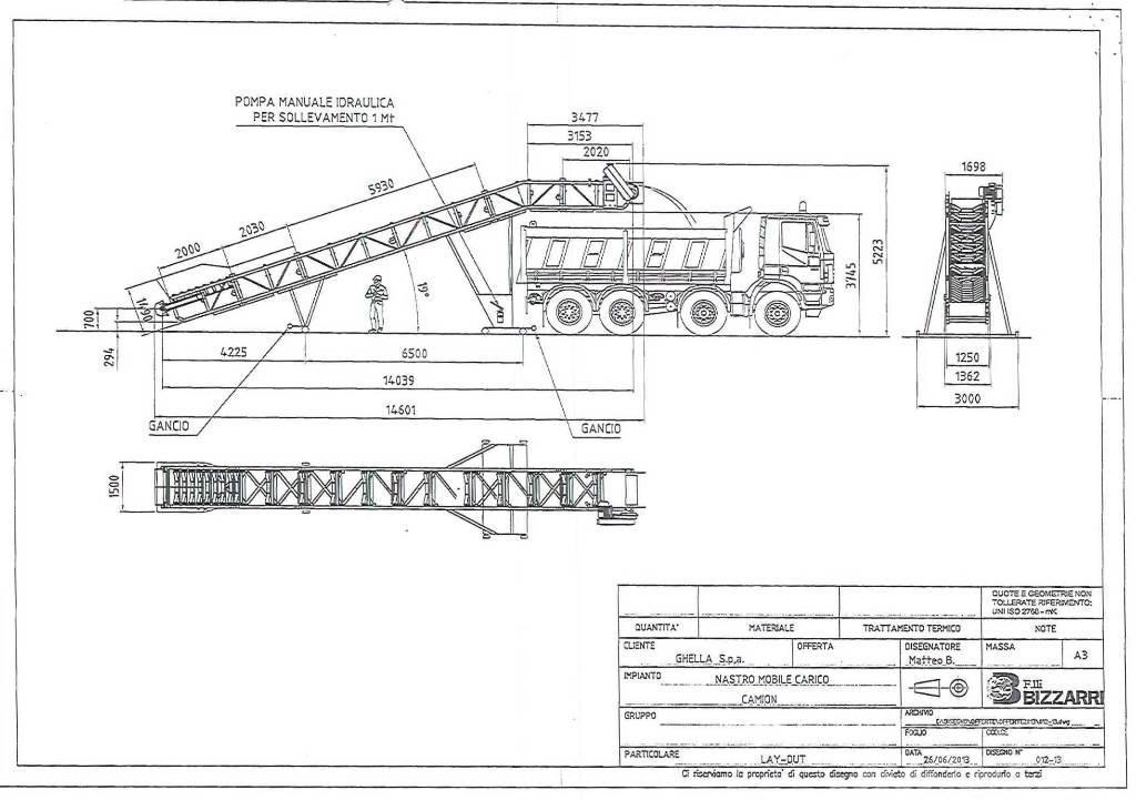  F.lli Bizzarri Nastro Trasportatore NTS80/15 Ostatní podzemní zařízení