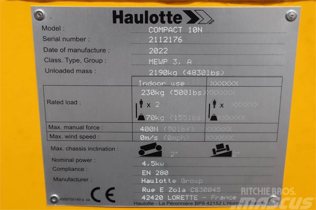 Haulotte COMPACT 10N Valid Iinspection, *Guarantee! 10m Wor Nůžková zvedací plošina