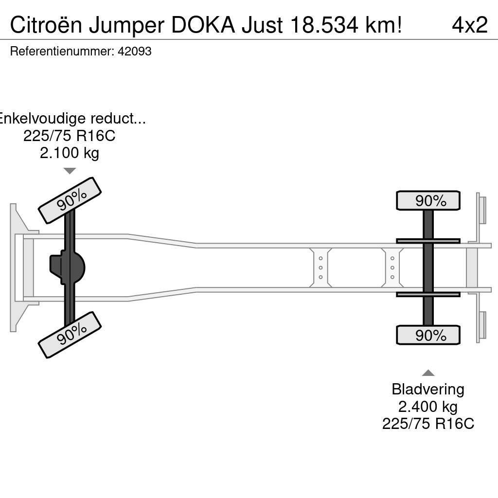 Citroën Jumper DOKA Just 18.534 km! Valníky/Sklápěcí bočnice