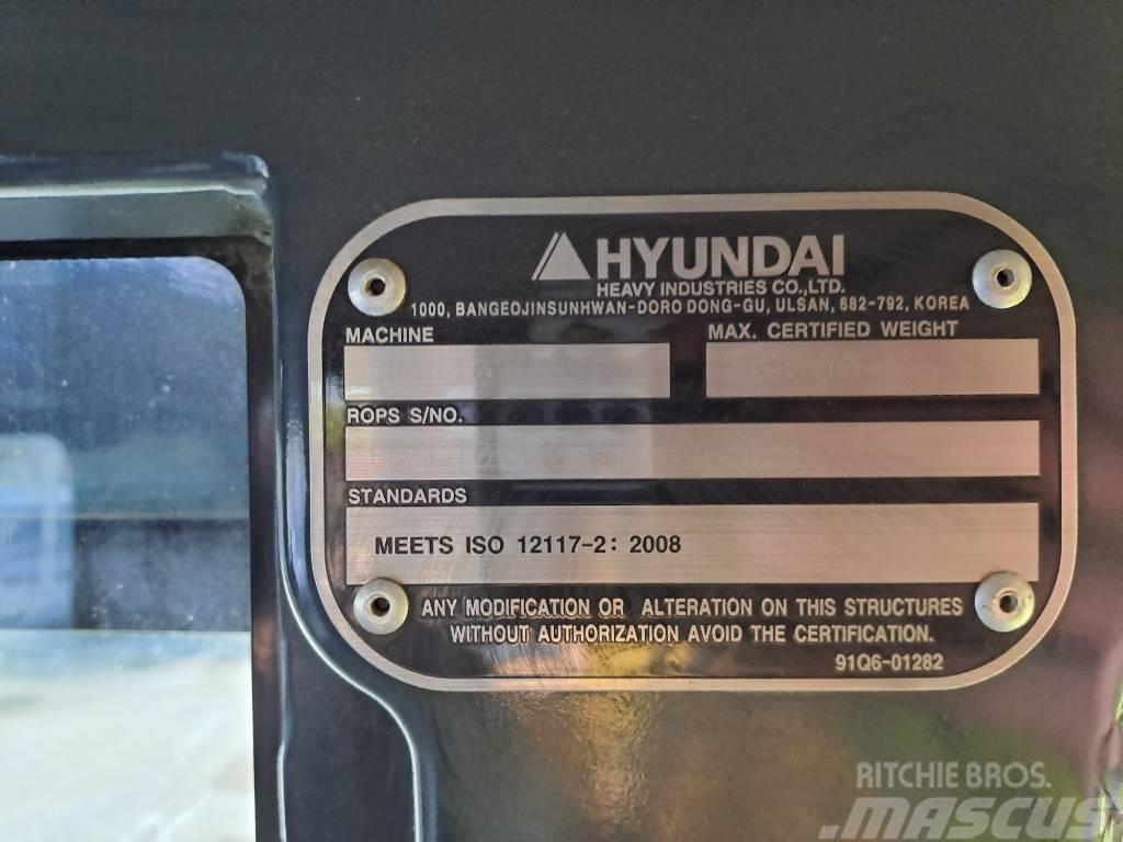 Hyundai HX140W Kolová rýpadla