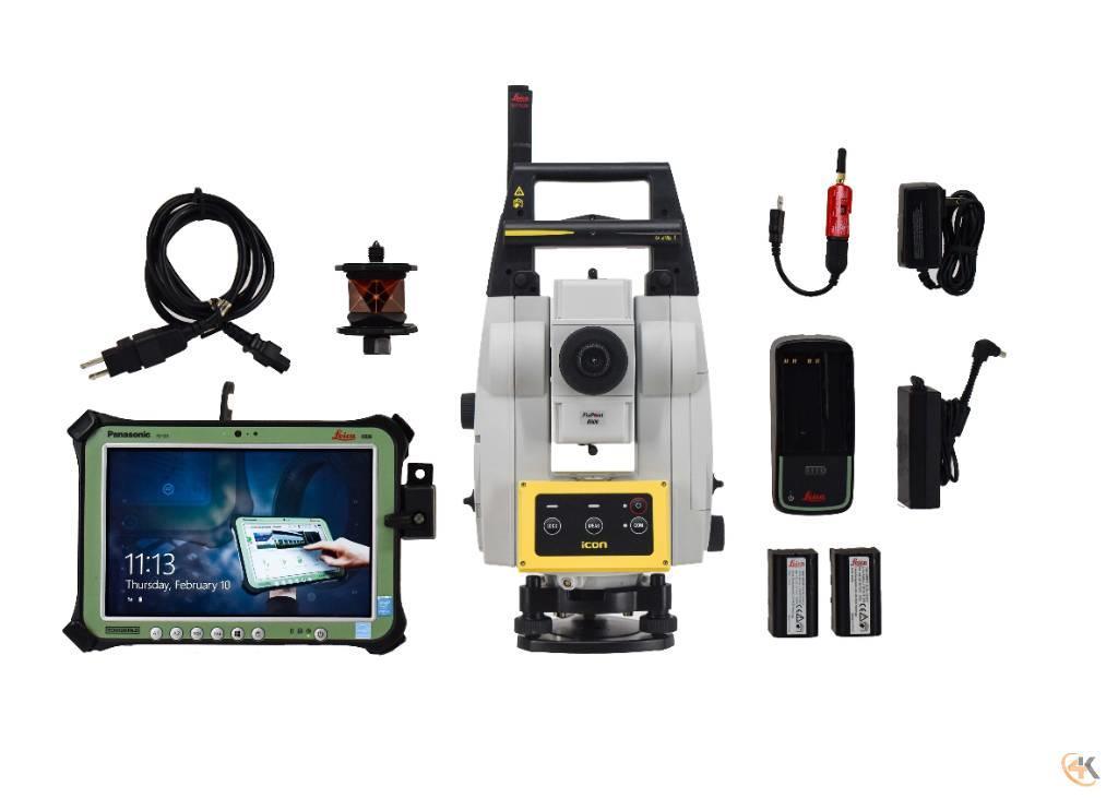 Leica Used iCR70 5" Robotic Total Station w/ CS35 & iCON Ostatní komponenty