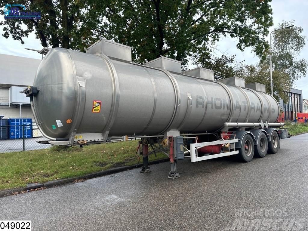 Magyar Chemie 34500 Liter, RVS tank, 1 Compartment Cisternové návěsy