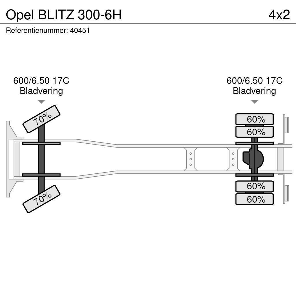 Opel BLITZ 300-6H Valníky/Sklápěcí bočnice