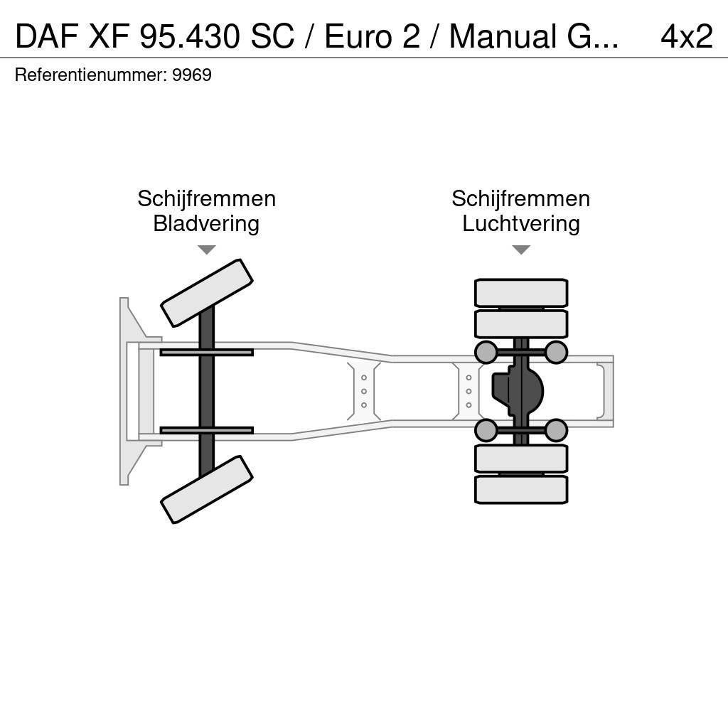 DAF XF 95.430 SC / Euro 2 / Manual Gearbox Tahače