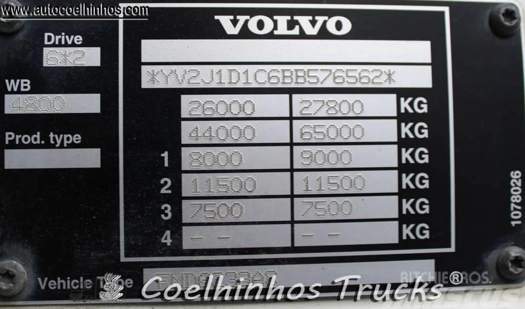Volvo FMX 330 + Hiab 144 XS Valníky/Sklápěcí bočnice