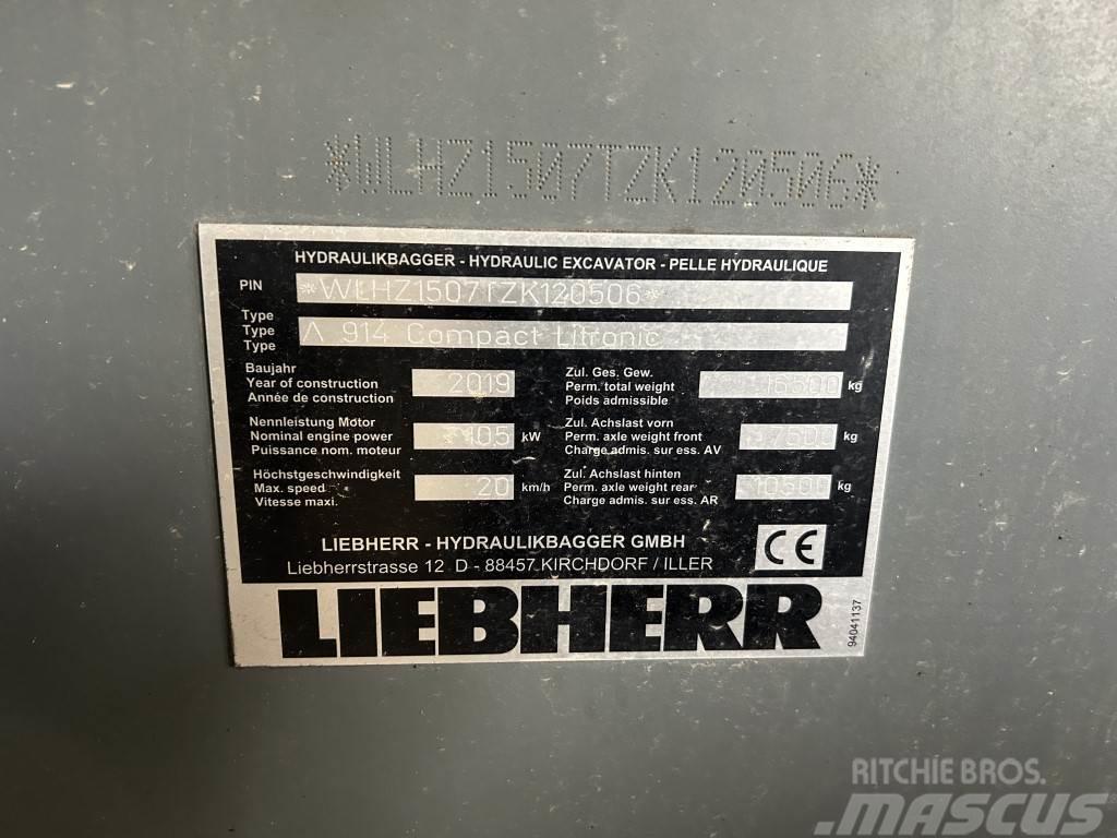 Liebherr A 914 Compact Litronic Kolová rýpadla