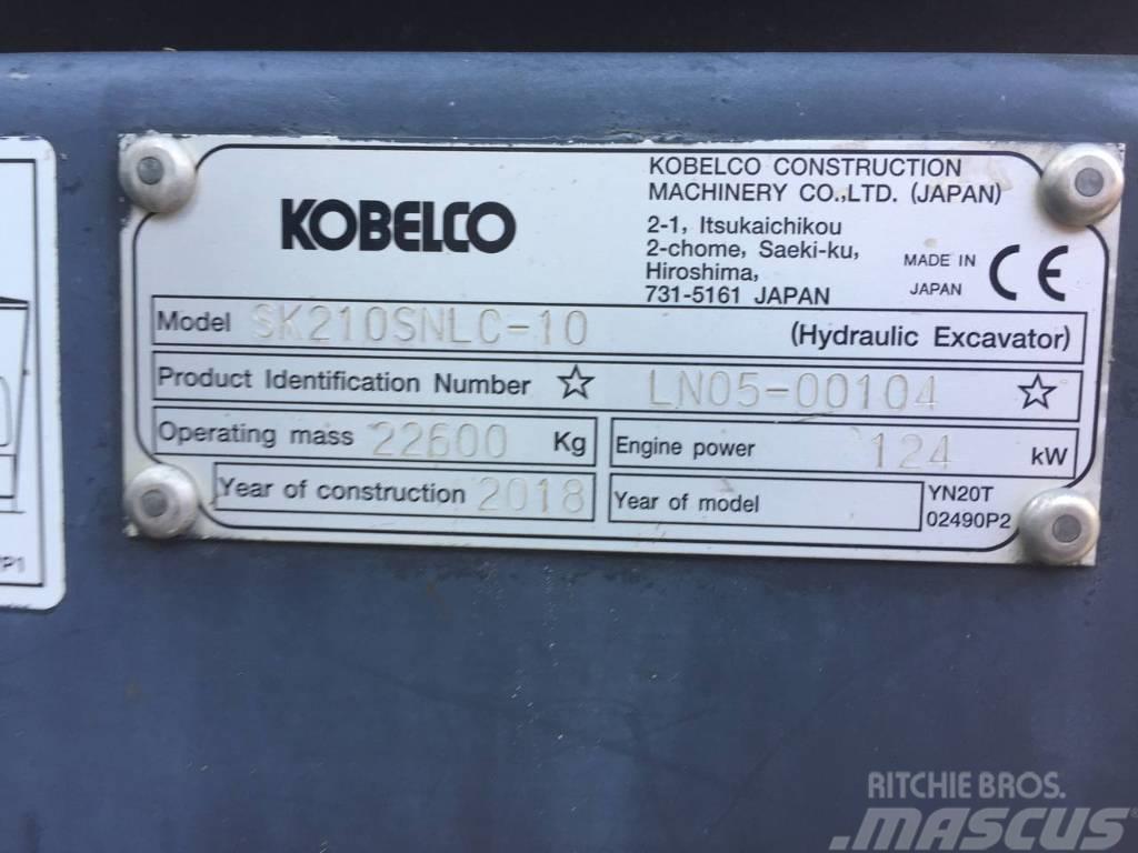 Kobelco SK210SNLC-10 Pásová rýpadla
