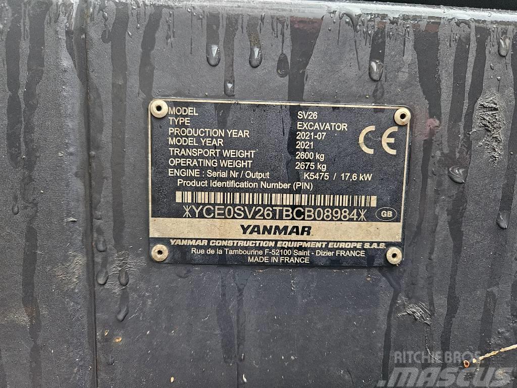 Yanmar SV 26 Mini rýpadla < 7t