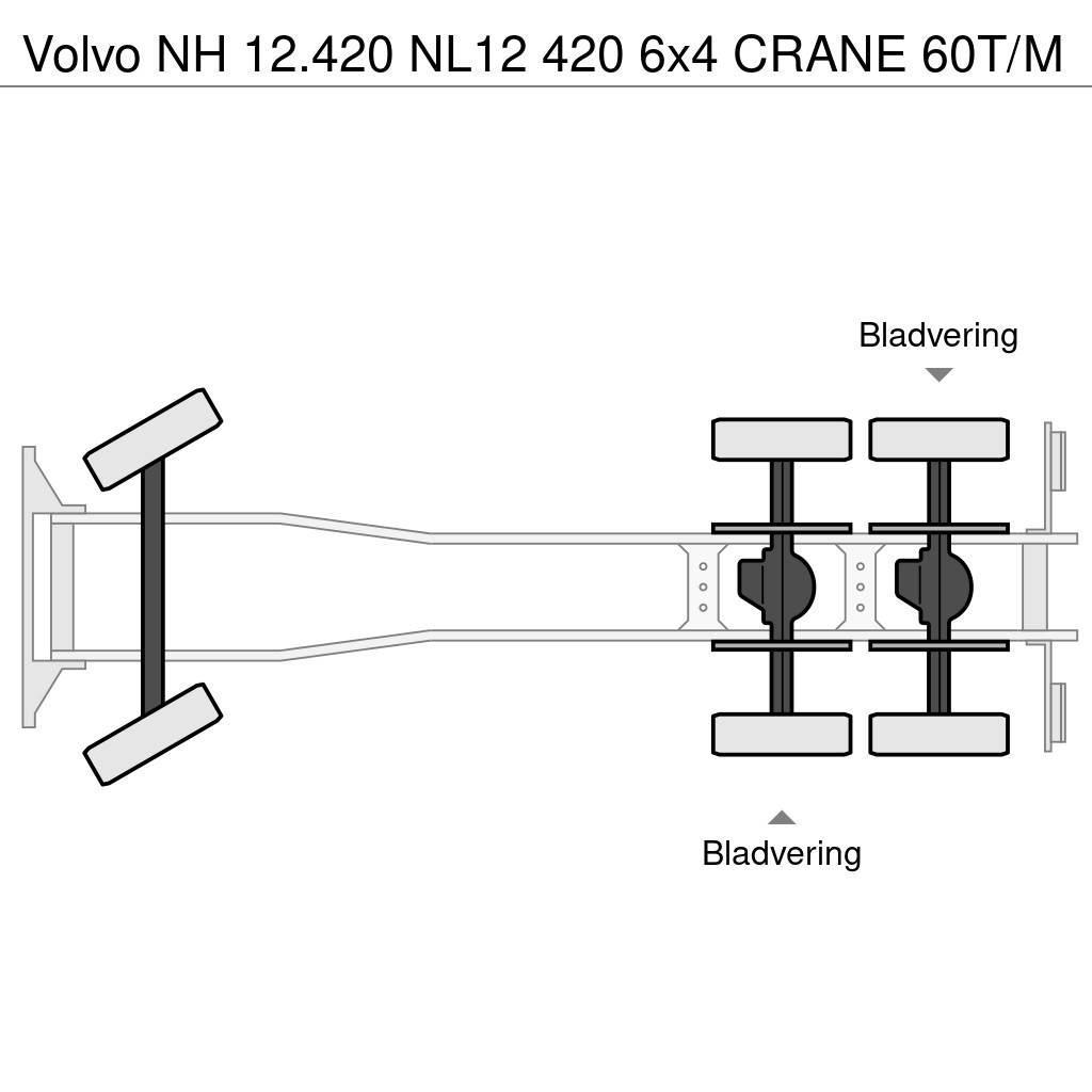 Volvo NH 12.420 NL12 420 6x4 CRANE 60T/M Univerzální terénní jeřáby